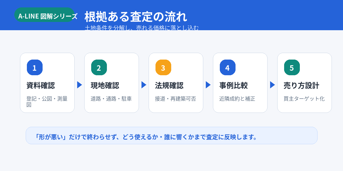 根拠ある査定の流れ