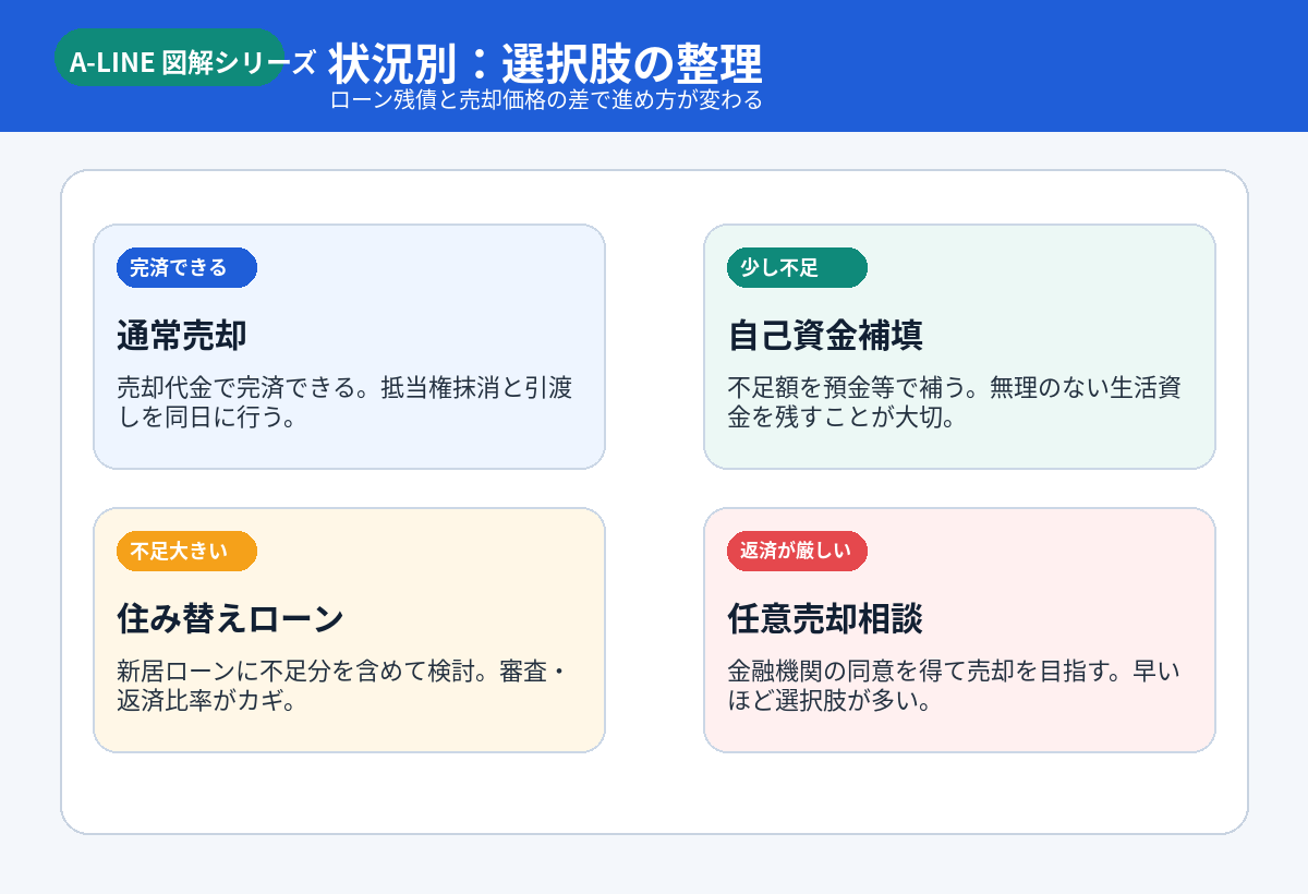 状況別：選択肢の整理