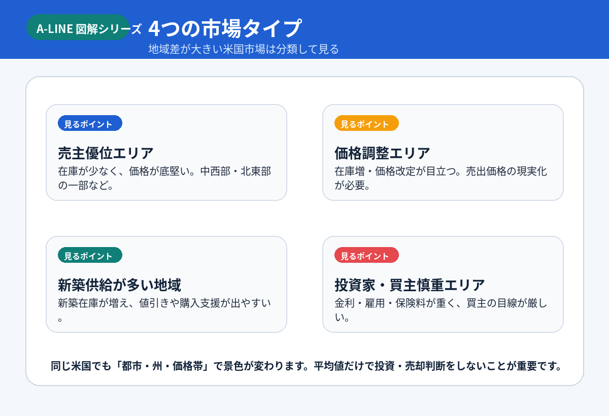 4つの市場タイプ