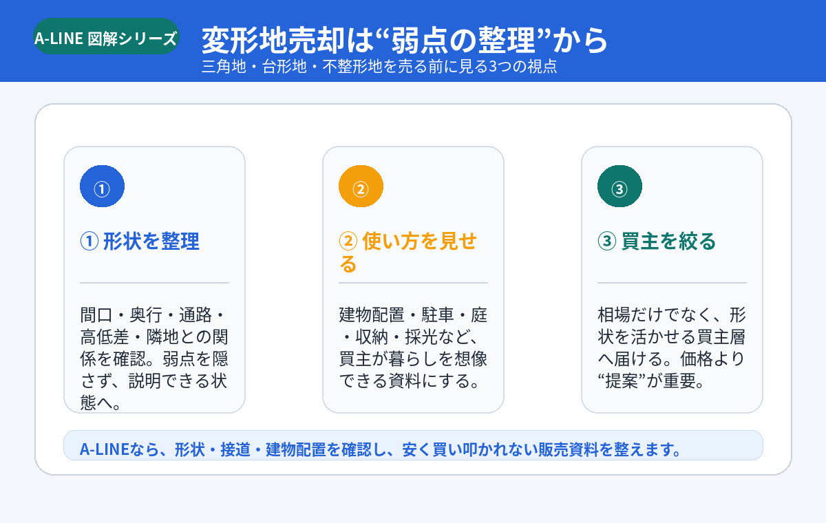 変形地売却の全体像