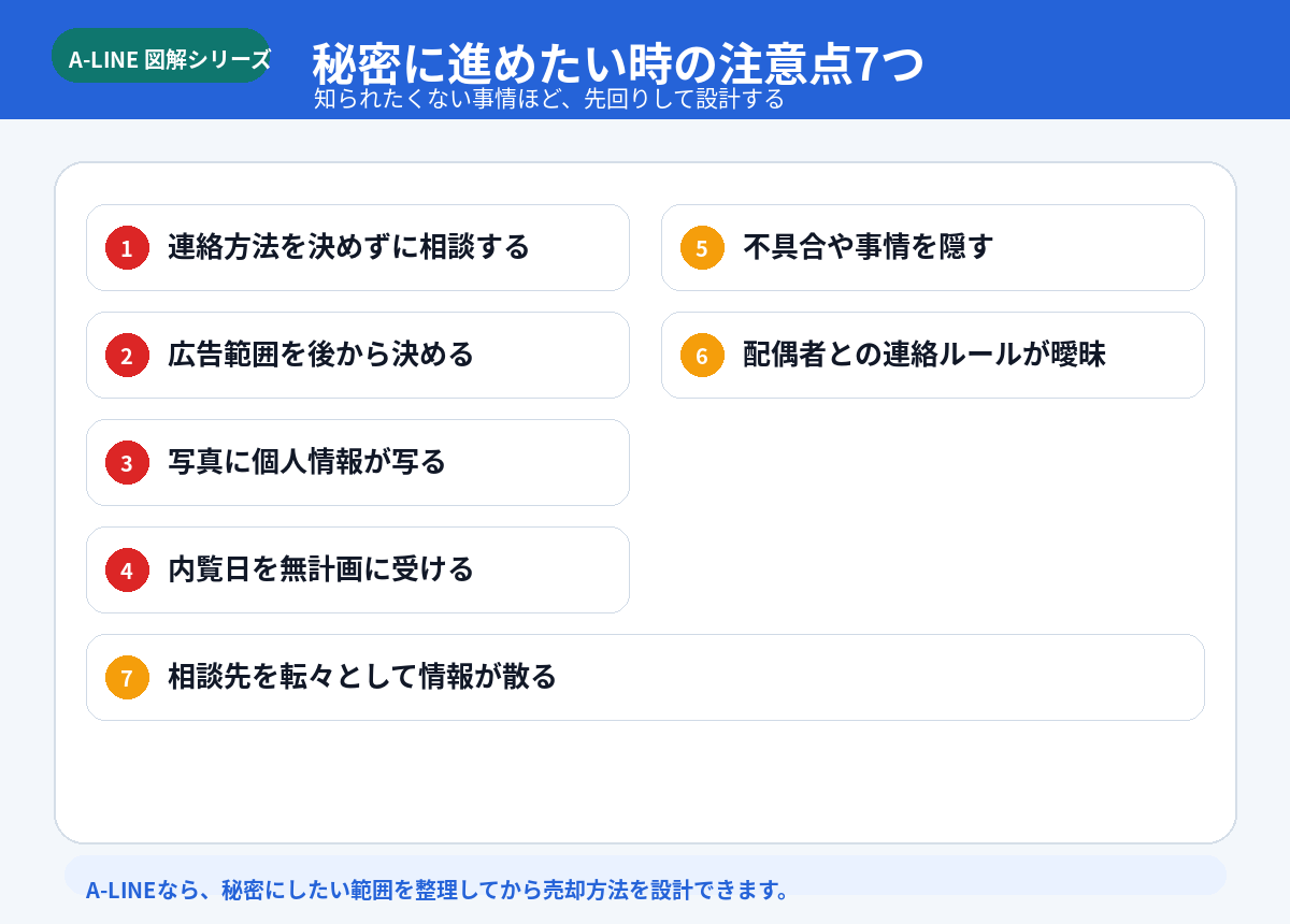 注意点7つ