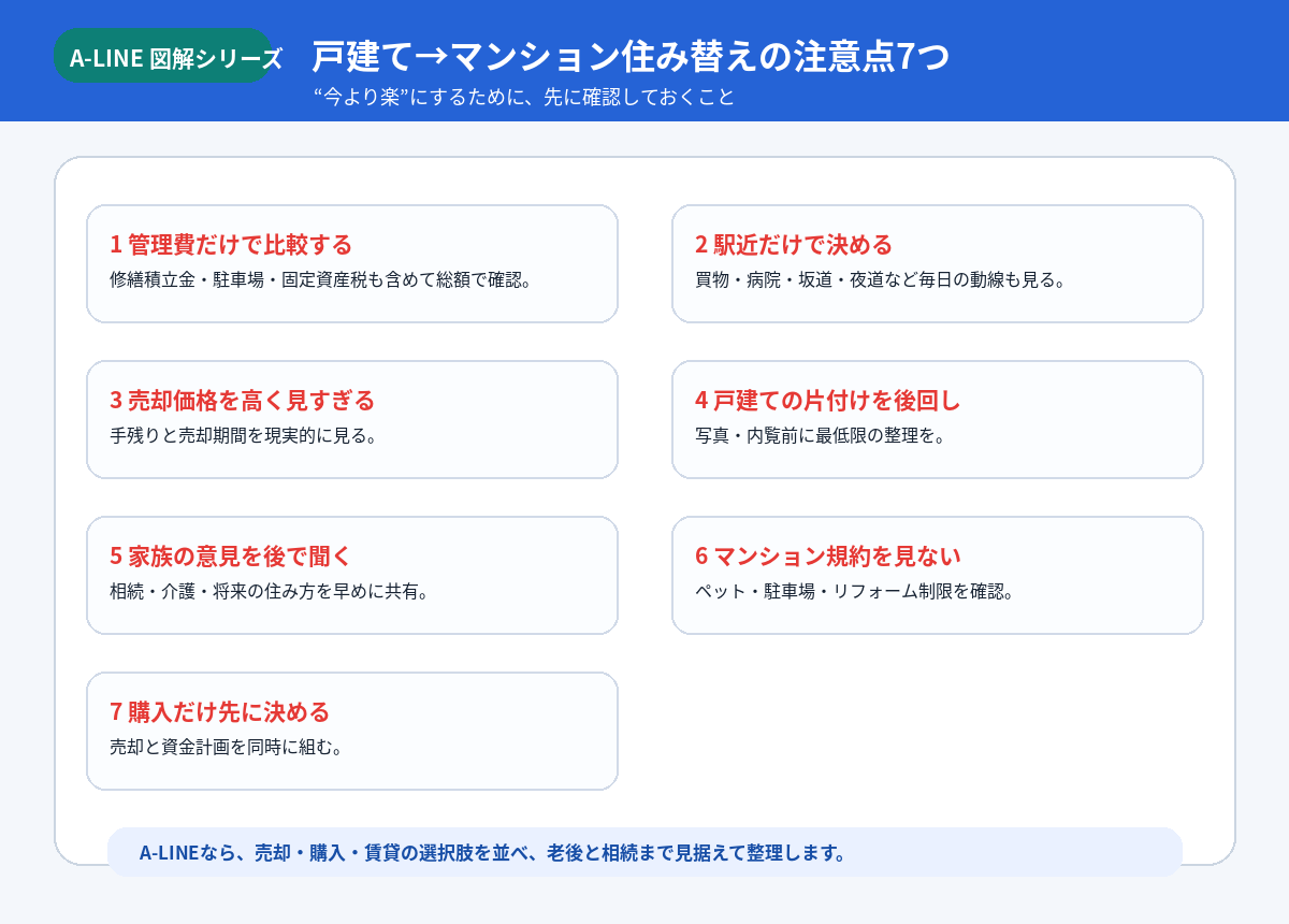 住み替えの注意点