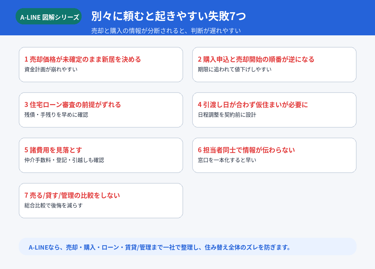 よくある失敗7つ