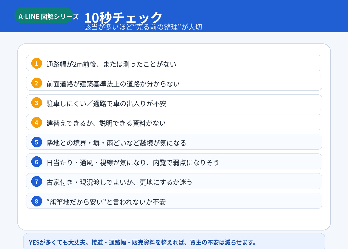 10秒チェック