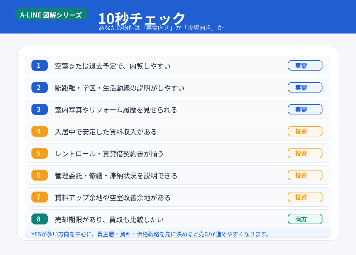10秒チェック