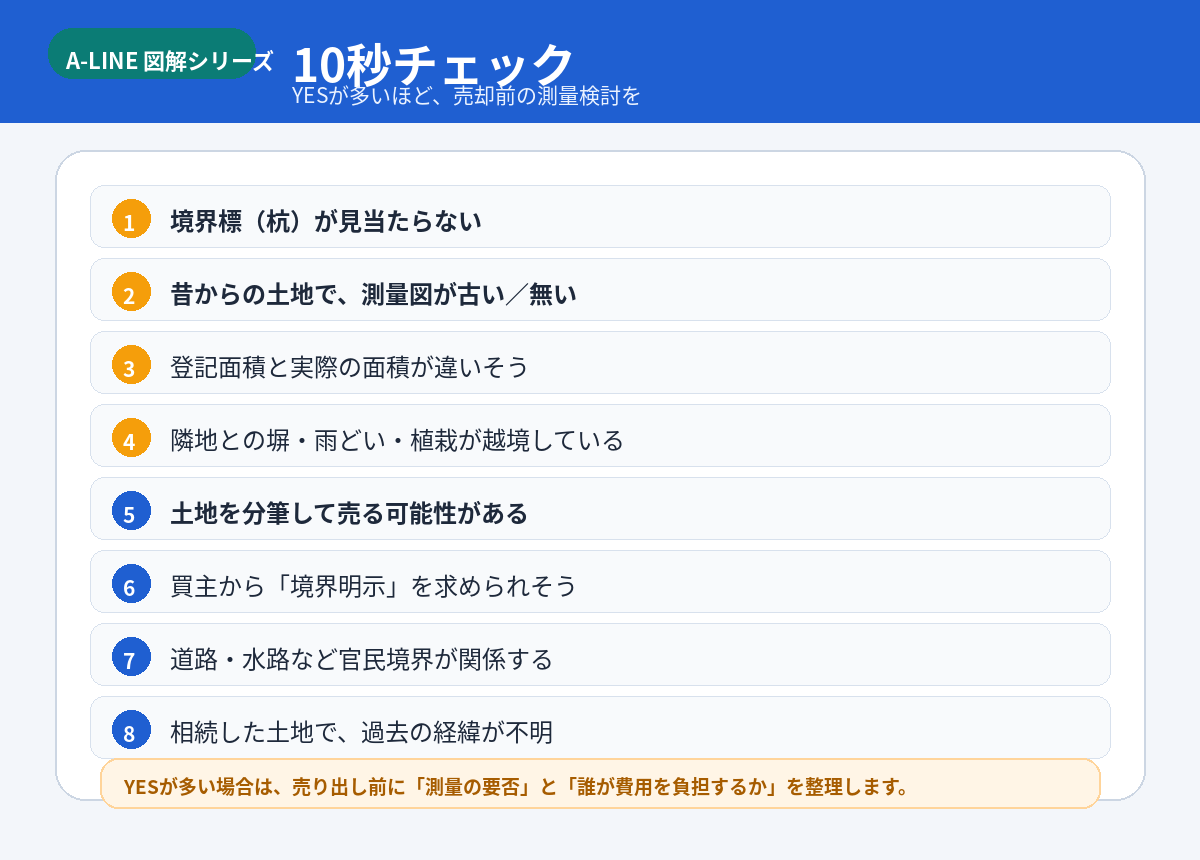 10秒チェック