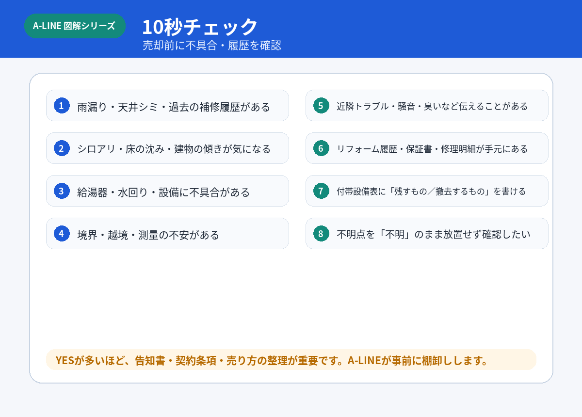 10秒チェック