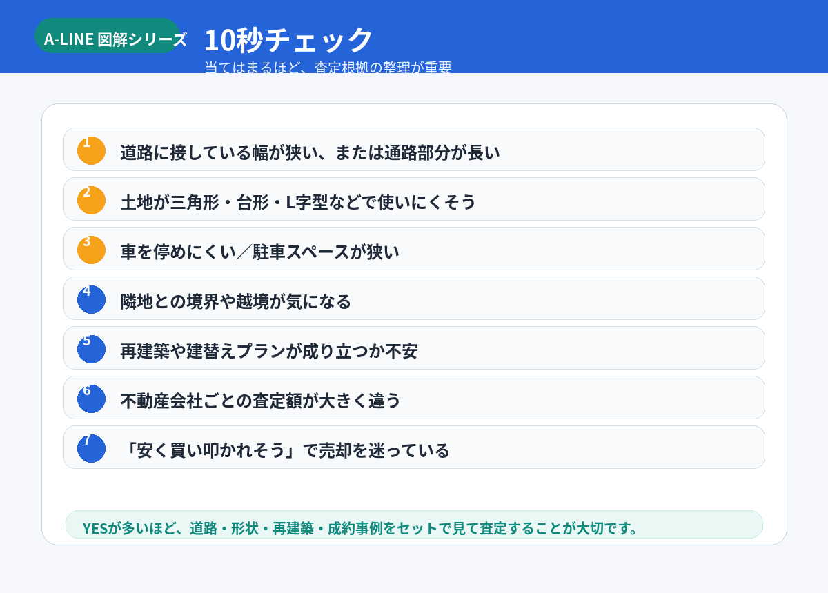 10秒チェック