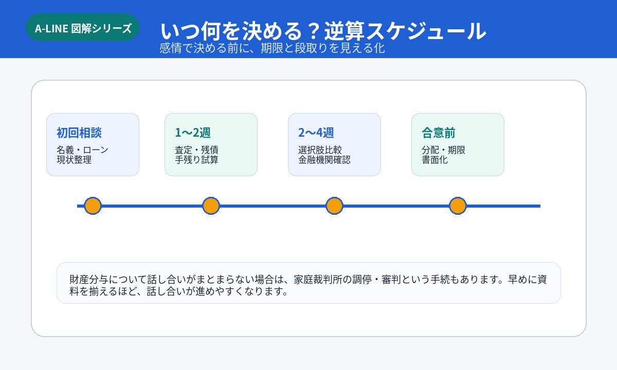 逆算スケジュール