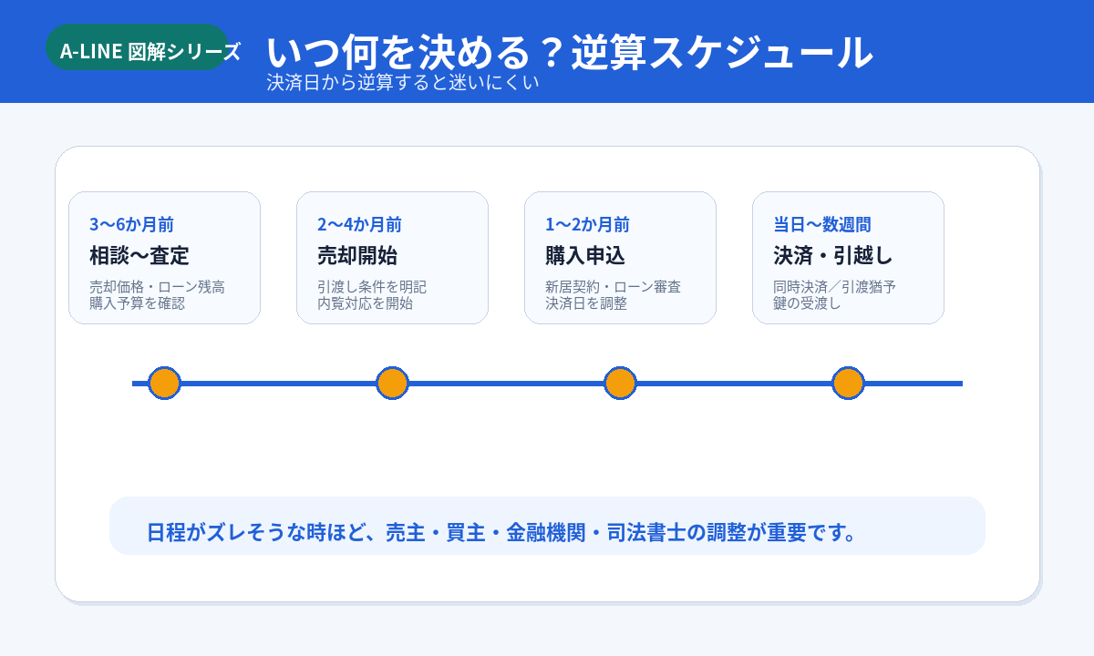 逆算スケジュール